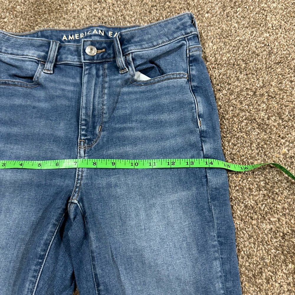 American Eagle Outfitters Blue Skinny Jegging next level stretch - Picture 8 of 15